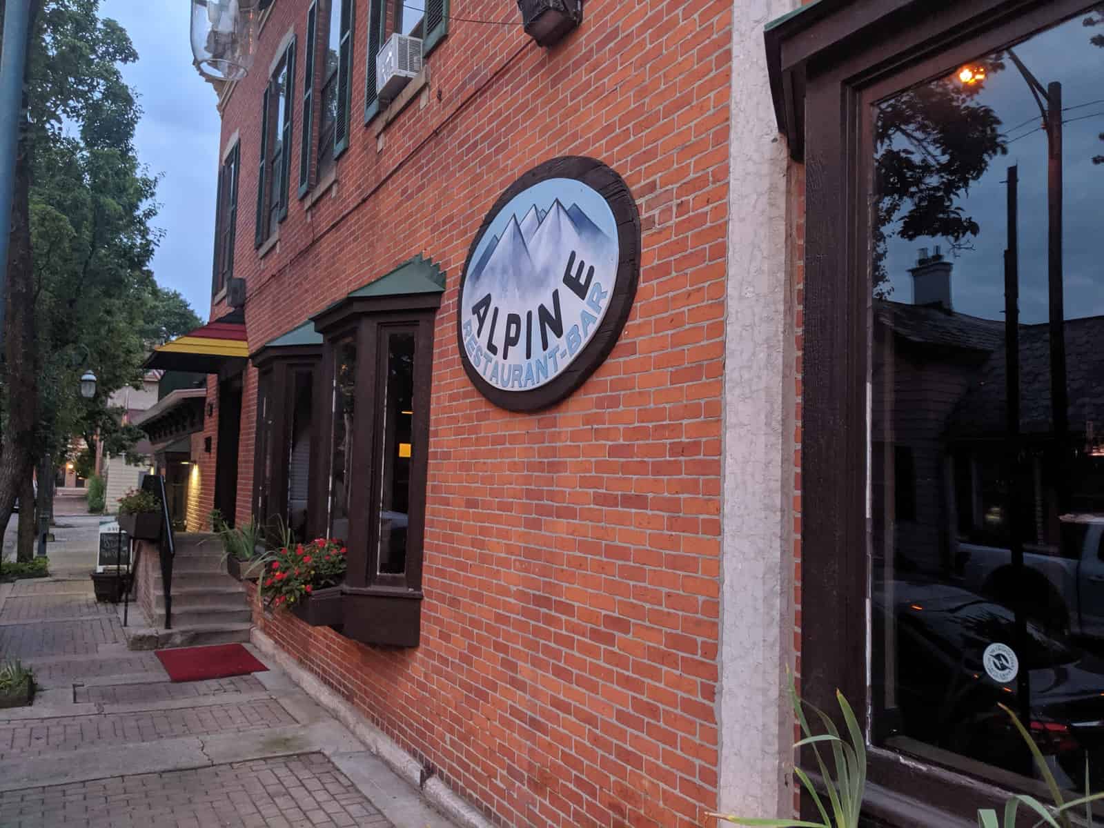 Early morning on a brick street in German Village